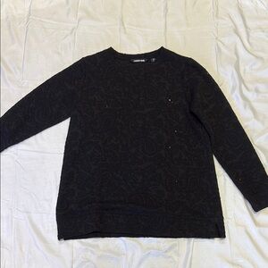 Women's Black Sweater Lanes End